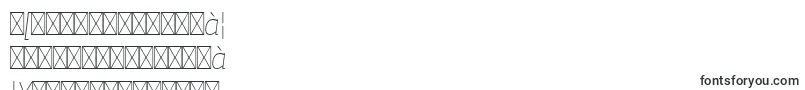 Fonte PfagorasansproXthinitalic – fontes bengalis